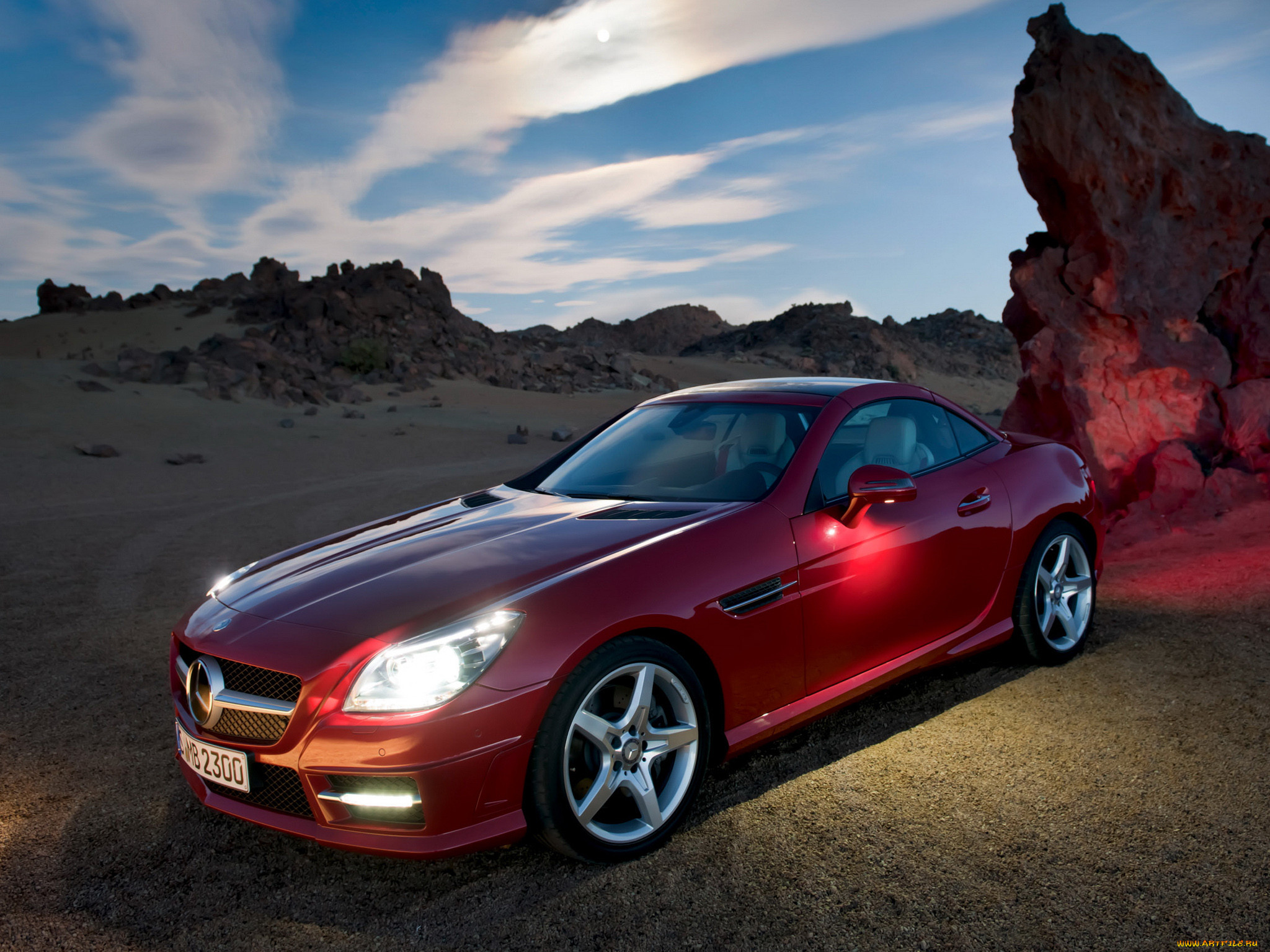 , mercedes, benz, slk